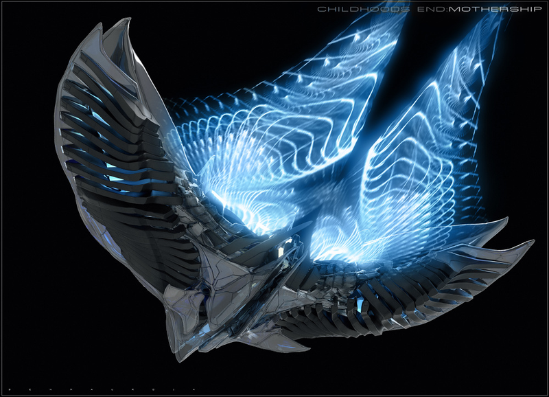 Illustration for article titled The Childhood's End Miniseries Has Given Us Some Utterly Superb Spaceship Art